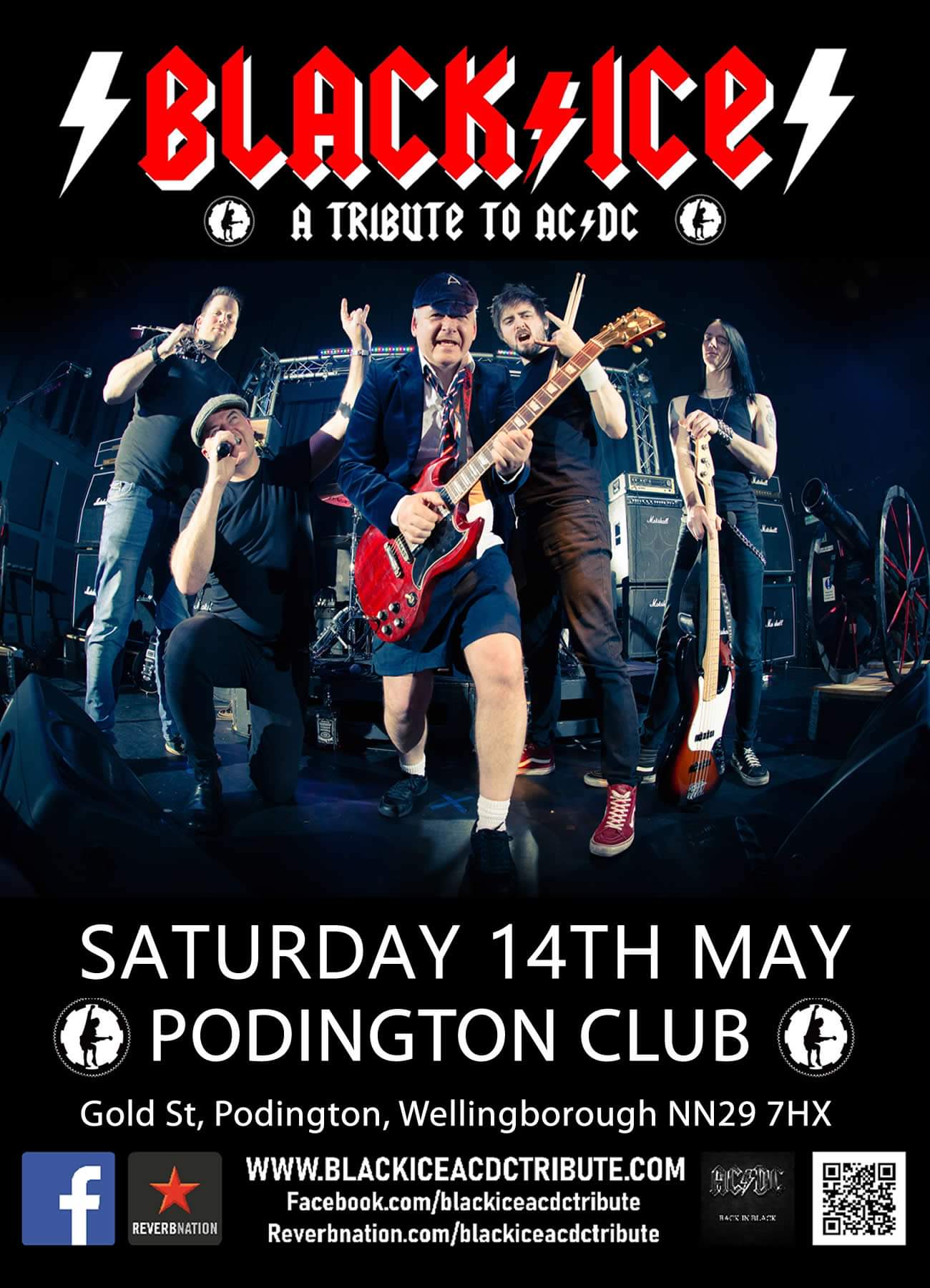 Black Ice AC/DC Tribute Band at PUSC – Podington United Services Club